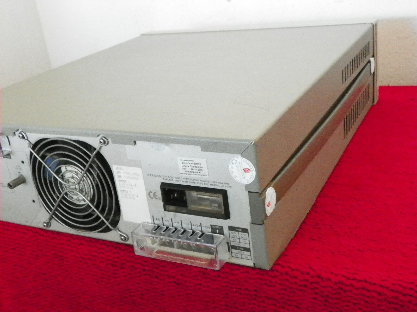 Agilent HP 6628A Dual Precision Power Supply, 50W, NIST cal w/DATA (12 in stock Agilent HP 6628A Dual Precision Power Supply, 50W, NIST cal w/DATA (12 in stock